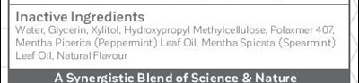 Inactive Ingredients (Breath Refresh  Inactives)